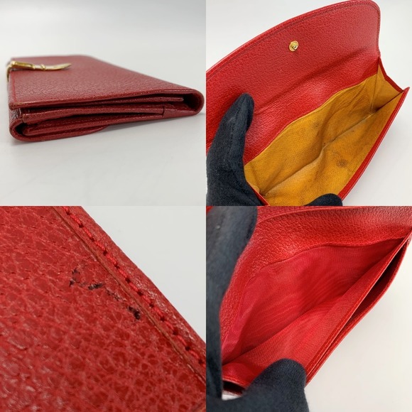 Gucci W hook Red Long Wallet C - Picture 7 of 7